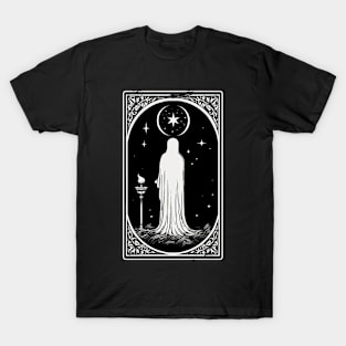 Hermit Tarot Card Astrology Occult Mystical T-Shirt